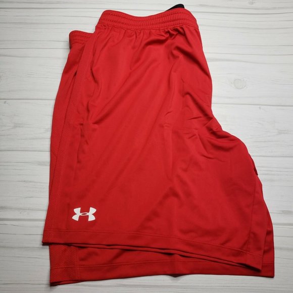 Under Armour Red Fitted Heat Gear 3XL Shorts - Picture 8 of 8